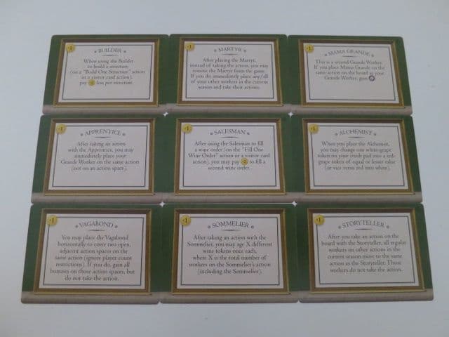 Boîte du jeu : Viticulture Tuscany : Special Worker Promo Cards