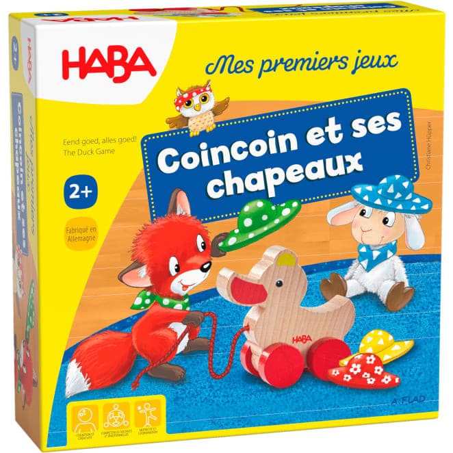 Boîte du jeu : Coincoin et ses Chapeaux