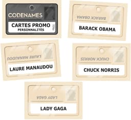 Couverture de Codenames : Cartes Promo personnalités #1