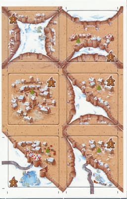 Couverture de Carcassonne : Hiver - "Le Bonhomme en Pain d'Épices / The Gingerbread Man / Der Lebkuchenmann"