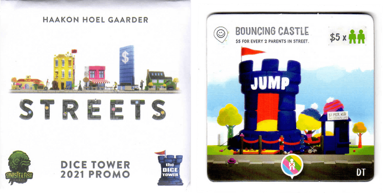 Boîte du jeu : Streets : Dice Tower Promo Tile