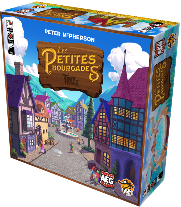 Boîte du jeu : Les Petites Bourgades (Tiny Towns)