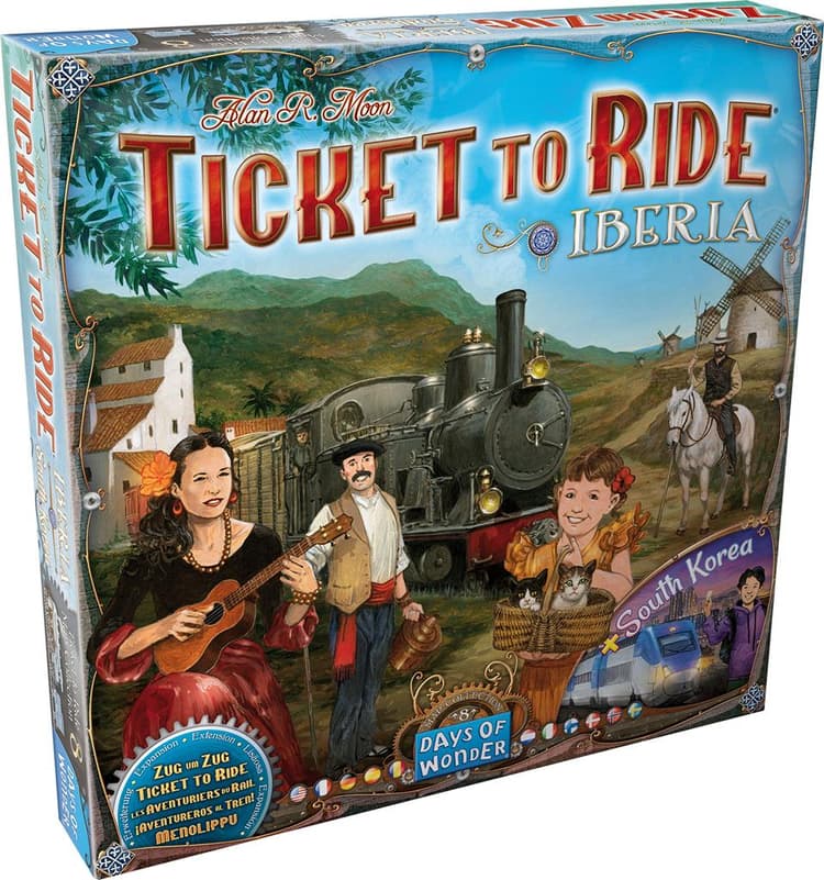 Boîte du jeu : Les Aventuriers du Rail : Iberia & Corée du Sud