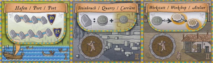 Boîte du jeu : Orléans - Extension 'Nouvelles Tuiles de Lieu - New Place Tiles - Neue Ortskarten n° 3'