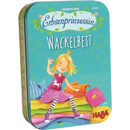 Boîte du jeu : Princesse au petit pois dans son lit à bascule