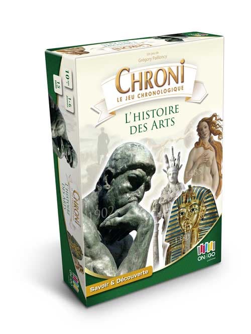 Boîte du jeu : CHRONI - L'HISTOIRE DES ARTS