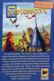 Boîte du jeu : Carcassonne : Demo-Spiel
