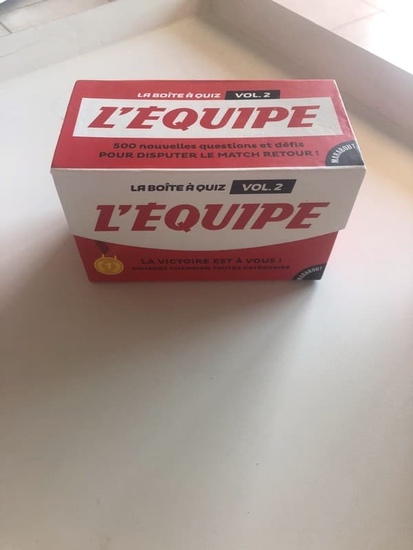 Boîte du jeu : La boîte à quiz vol. 2 L'équipe