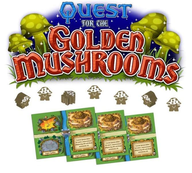 Boîte du jeu : Tiny Epic Quest : Quest For The Golden Mushrooms