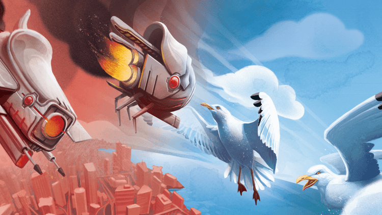 Boîte du jeu : Drones VS Goélands