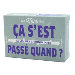 Couverture de Mini Jeux : Ça S'est Passé Quand ?