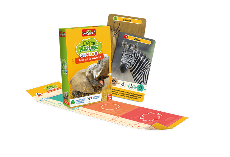 Boîte du jeu : Défis Nature Junior - Rois de la savane