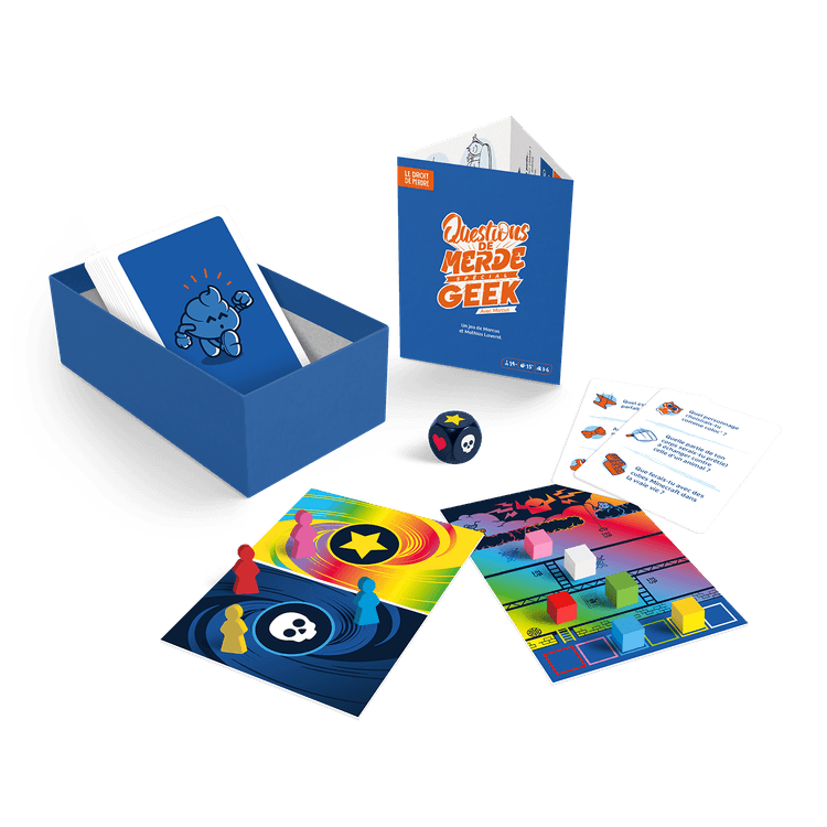 Boîte du jeu : Questions de merde spécial Geek - Nouvelle version