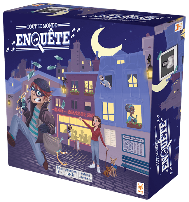 Boîte du jeu : Tout le monde enquête