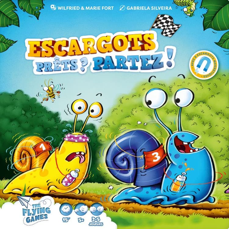 Boîte du jeu : Escargots, prêts ? Partez !