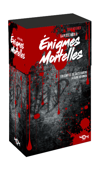 Boîte du jeu : Enigmes Mortelles