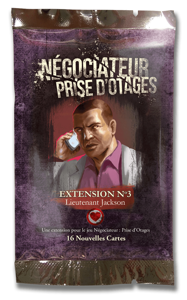 Boîte du jeu : Négociateur: Prise d'otages - Extension 3 : Lieutenant Jackson