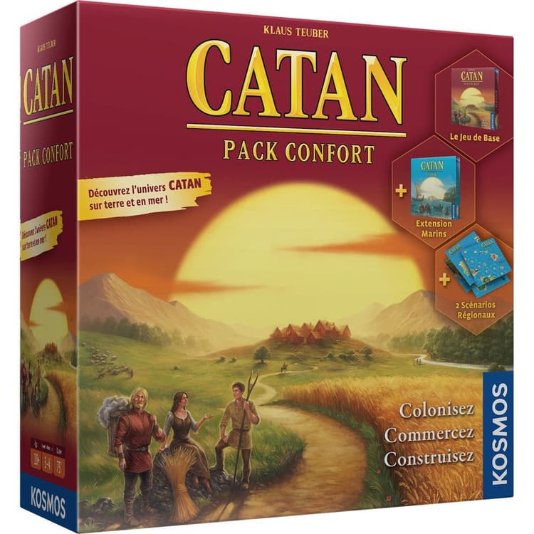 Boîte du jeu : Catan : Pack Confort
