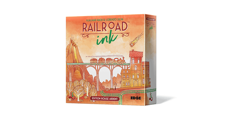 Boîte du jeu : Railroad Ink : Rouge Ardent