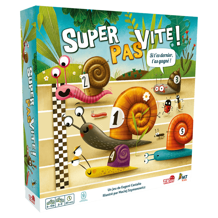 Boîte du jeu : Super Pas Vite !