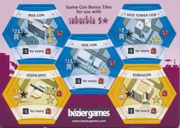 Couverture de Suburbia - Extension "Suburbia 5 Stars" - Extension "Game Con Bonus Tiles"