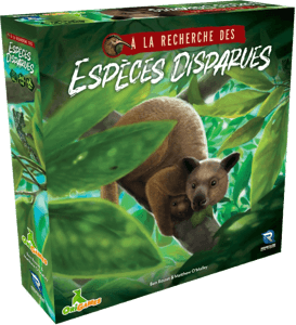 Boîte du jeu : A la Recherche des Espèces Disparues