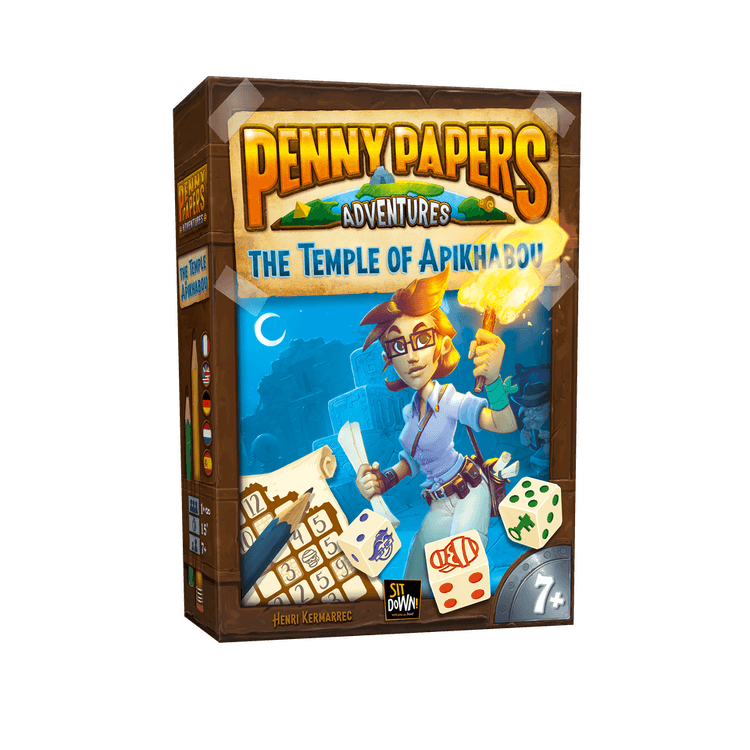 Boîte du jeu : Penny Papers Adventures: Le temple d'Apikhabou