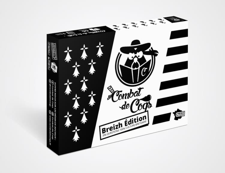 Boîte du jeu : COMBAT DE COQS - BREIZH ÉDITION
