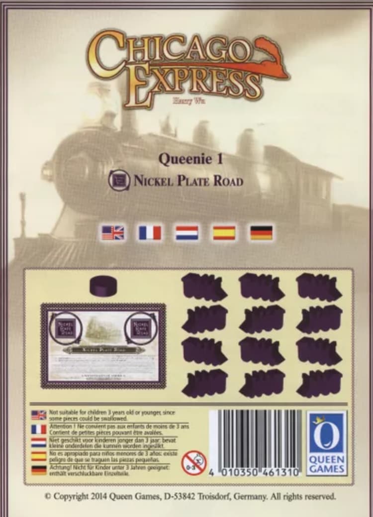 Boîte du jeu : Chicago Express - Queenie #1 - Nickel Plate Road Expansion