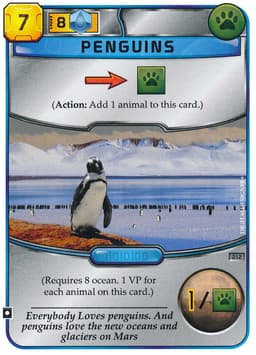 Couverture de Terraforming Mars - Carte promotionnelle "Pingouins / Penguins"