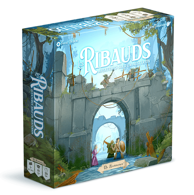 Boîte du jeu : Les Ribauds : Aventures solo en Austerion