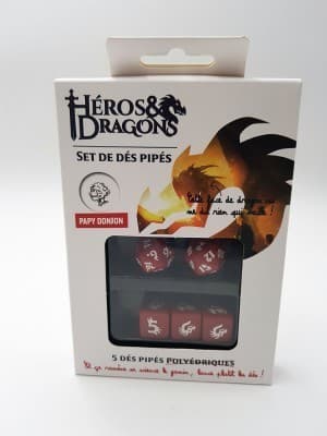 Boîte du jeu : Héros & Dragons: Set de dés pipés