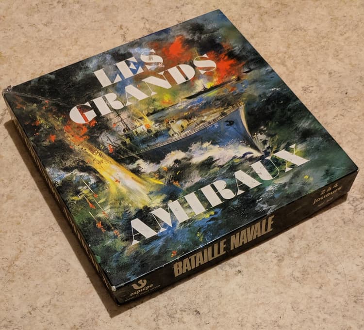 Boîte du jeu : Les Grands Amiraux - Bataille Navale