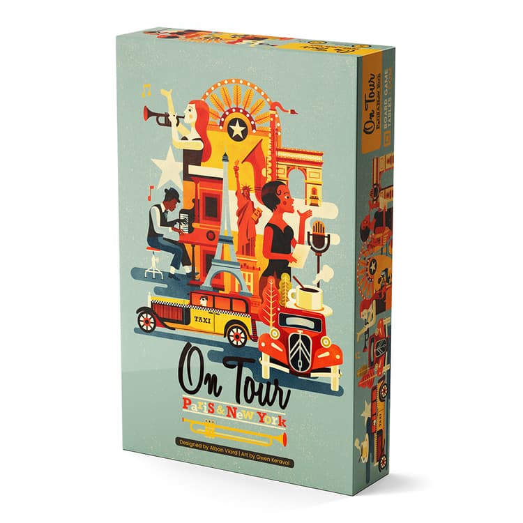 Boîte du jeu : On Tour : Paris and New York
