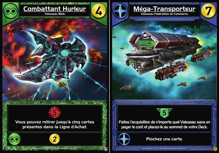 Boîte du jeu : Star Realms : Promo Set "Combattant Hurleur & Méga-Transporteur"