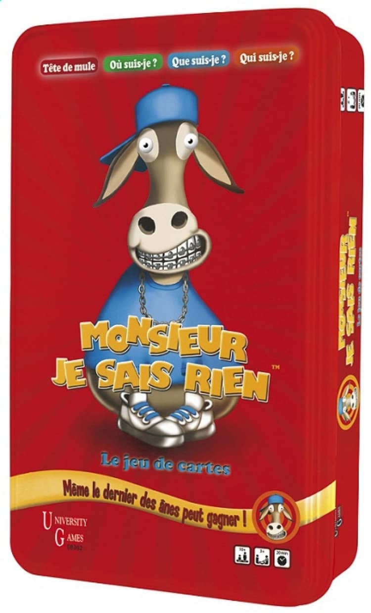 Boîte du jeu : Monsieur je sais rien
