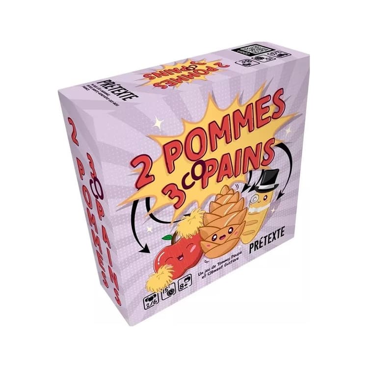 Boîte du jeu : 2 Pommes 3 COPains