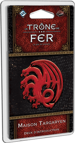 Couverture de Maison Targaryen : Deck d’introduction Trône de Fer LCG 2nd Édition