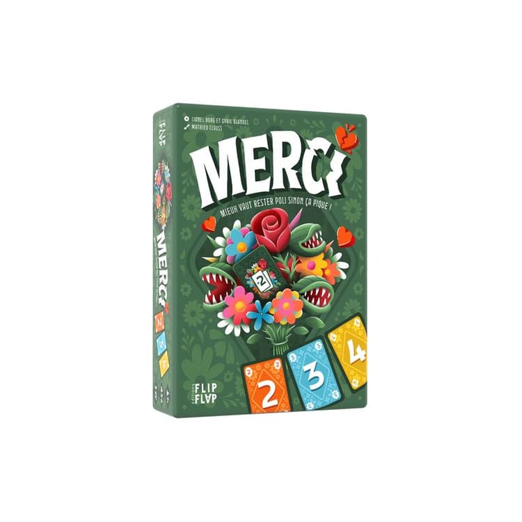 Boîte du jeu : Merci