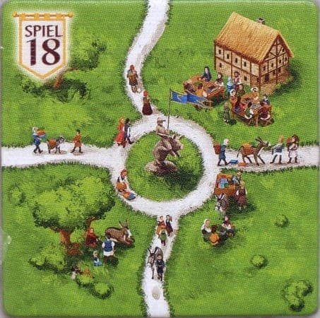 Boîte du jeu : Carcassonne - Tuile bonus Spiel 2018