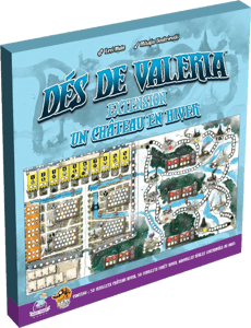 Boîte du jeu : Dés de Valeria : extension un château en hiver