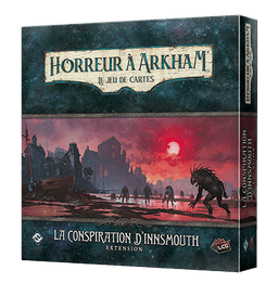 Couverture de Horreur à Arkham : Le Jeu de Cartes - La Conspiration d'Innsmouth