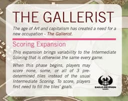 Couverture de Gallerist (The) - Extension "Scoring"