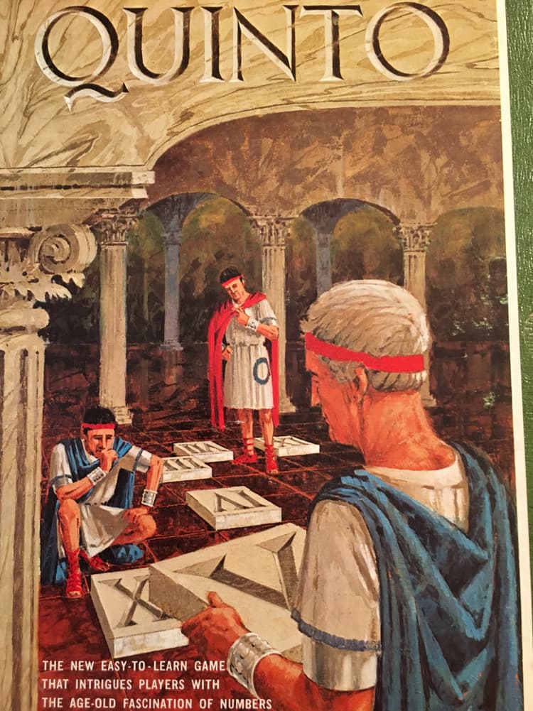 Boîte du jeu : Quinto