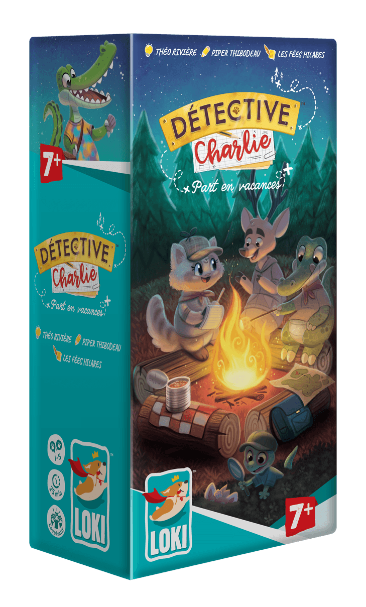 Boîte du jeu : Détective Charlie - part en vacances