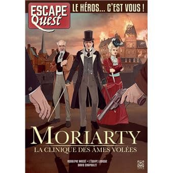 Boîte du jeu : Escape Quest : Moriarty - La Clinique des Ames Volées