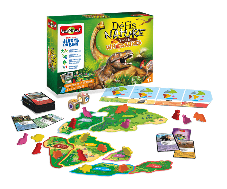 Boîte du jeu : Défis Nature Grand jeu Dinosaures