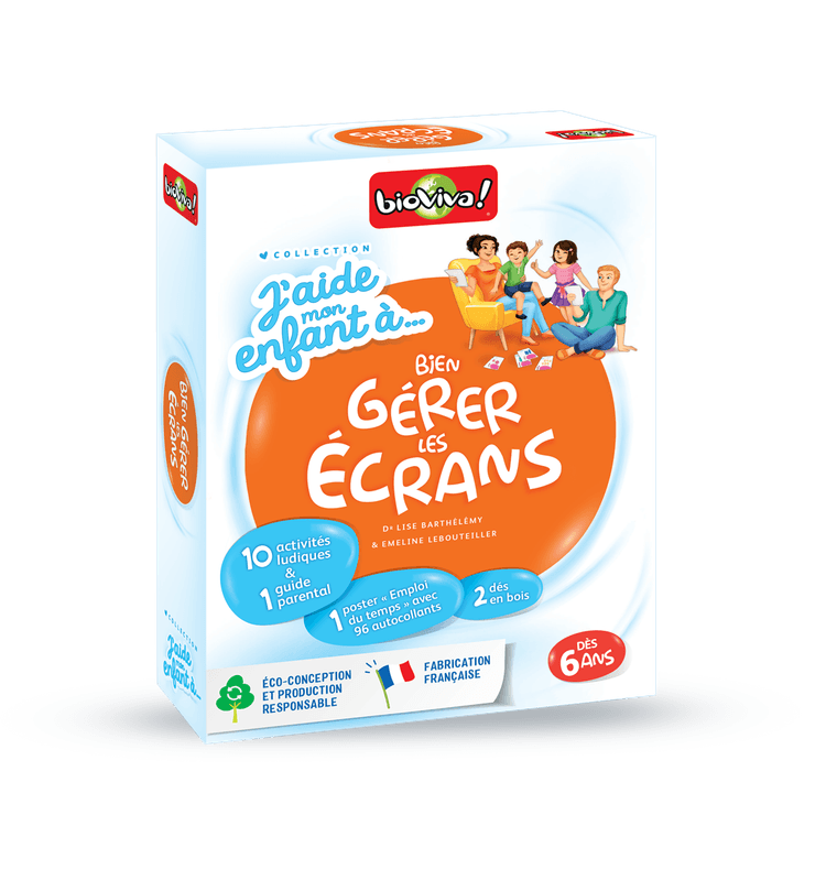 Boîte du jeu : J'aide mon enfant à... bien gérer les écrans