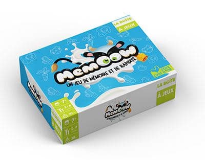 Boîte du jeu : Memoow - Un jeu de Mémoire et de rapidité