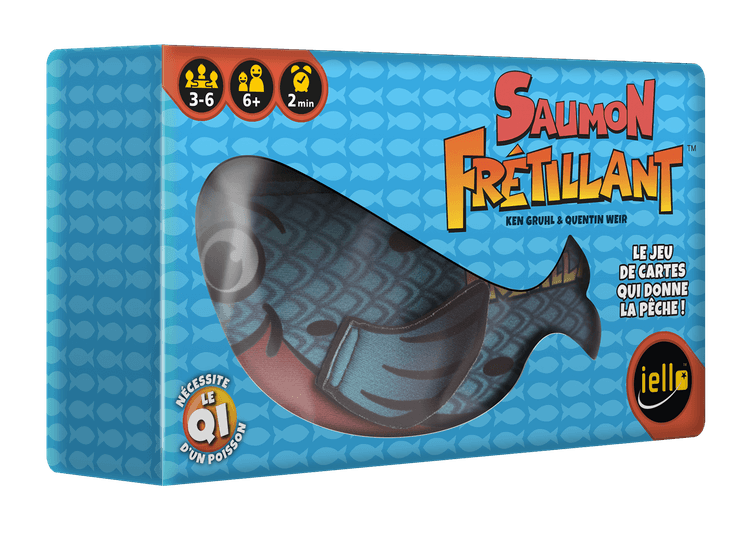 Boîte du jeu : Saumon Frétillant - version bleue